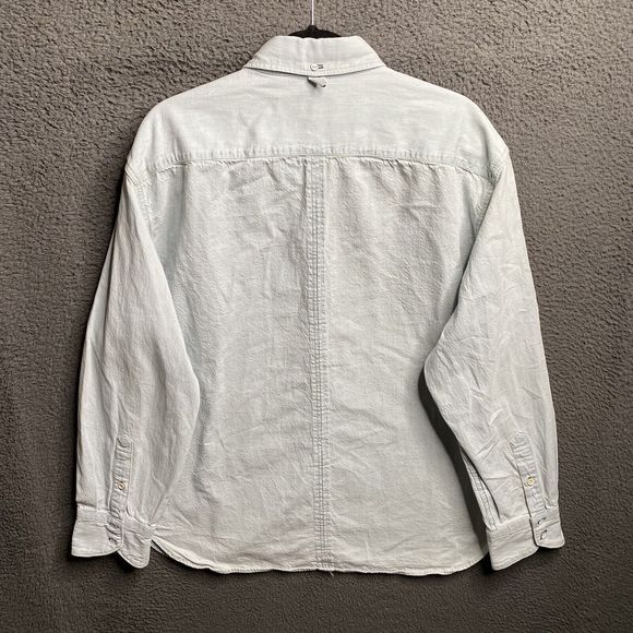 Rag & Bone Fit 3 Denim Button Shirt Light Wash Mens Size 2XL XXL - Picture 13 of 16